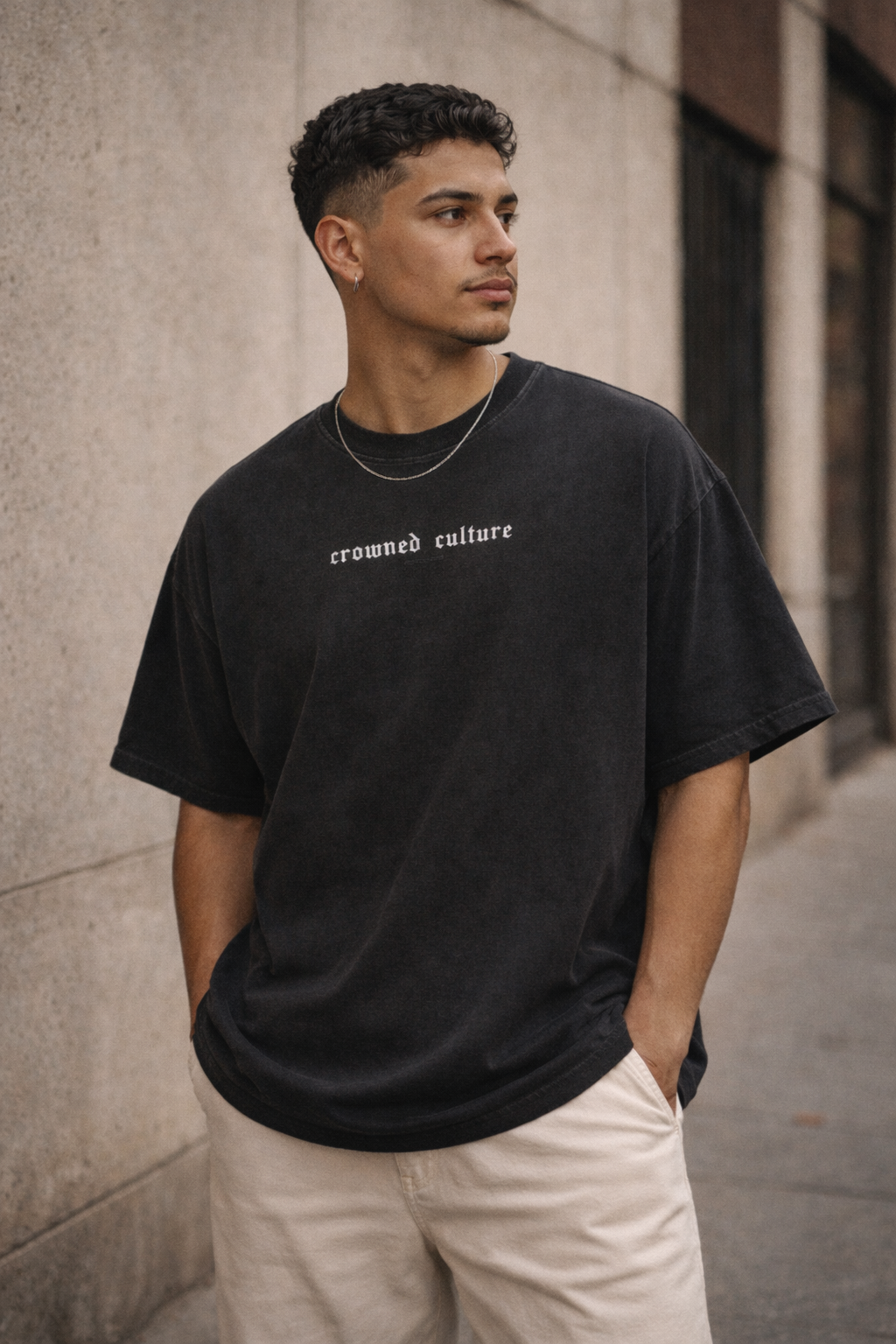 Crowned Tee — Mineral Wash