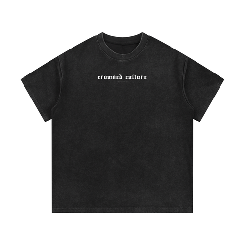 Crowned Tee — Mineral Wash